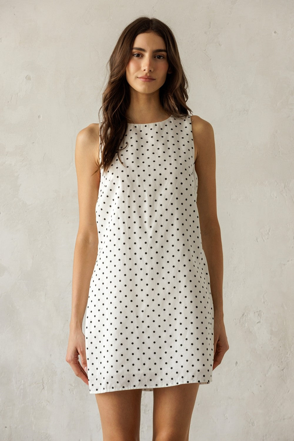 Rosaline Mini Dress - White Mix