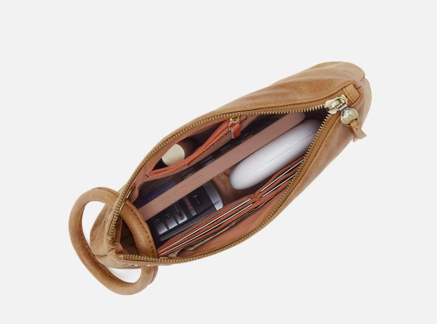 Daisy Daze Large Wristlet - whiskey