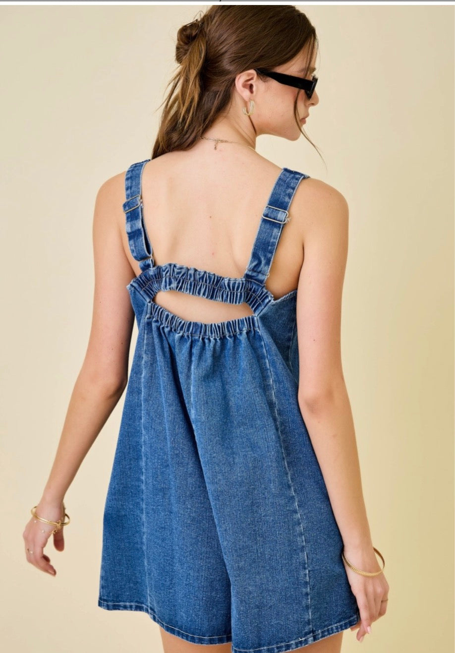 Nelson Denim Romper