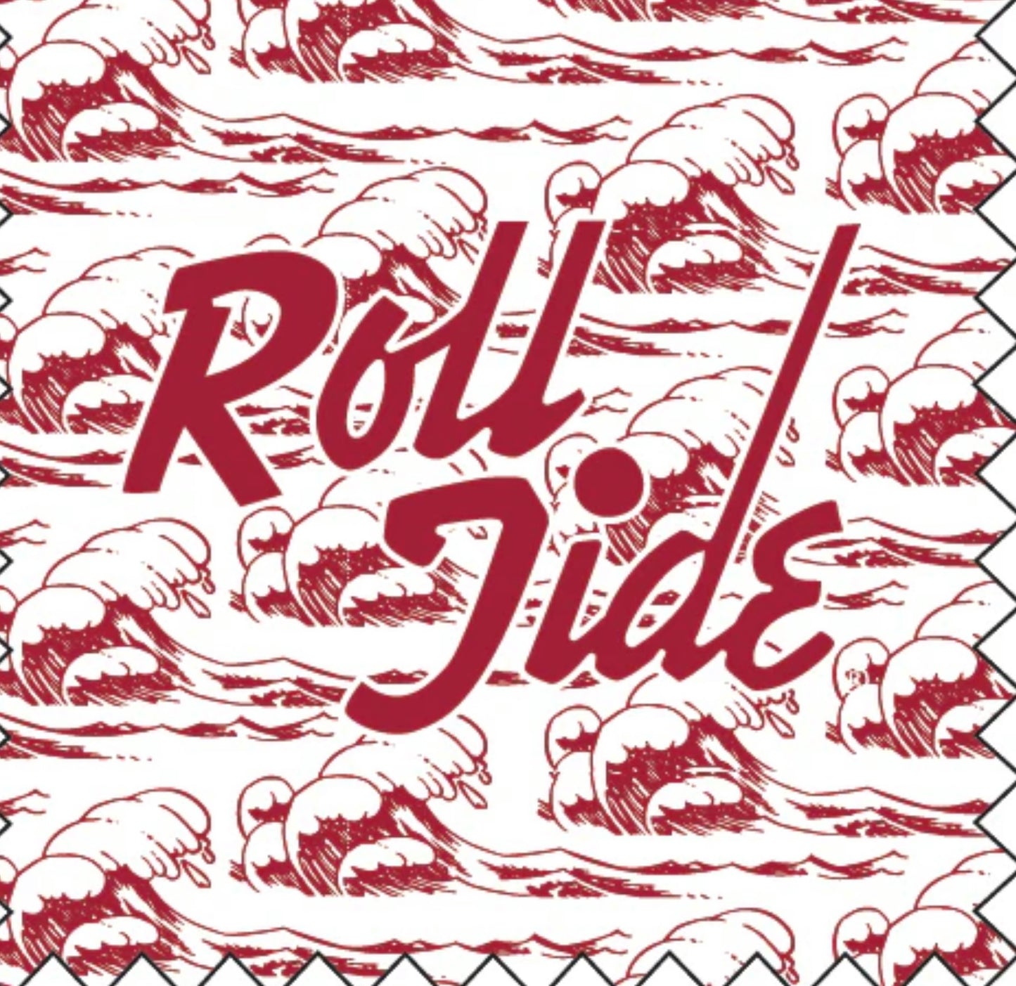 Roll Tide Printed Performance Polo-Crimson