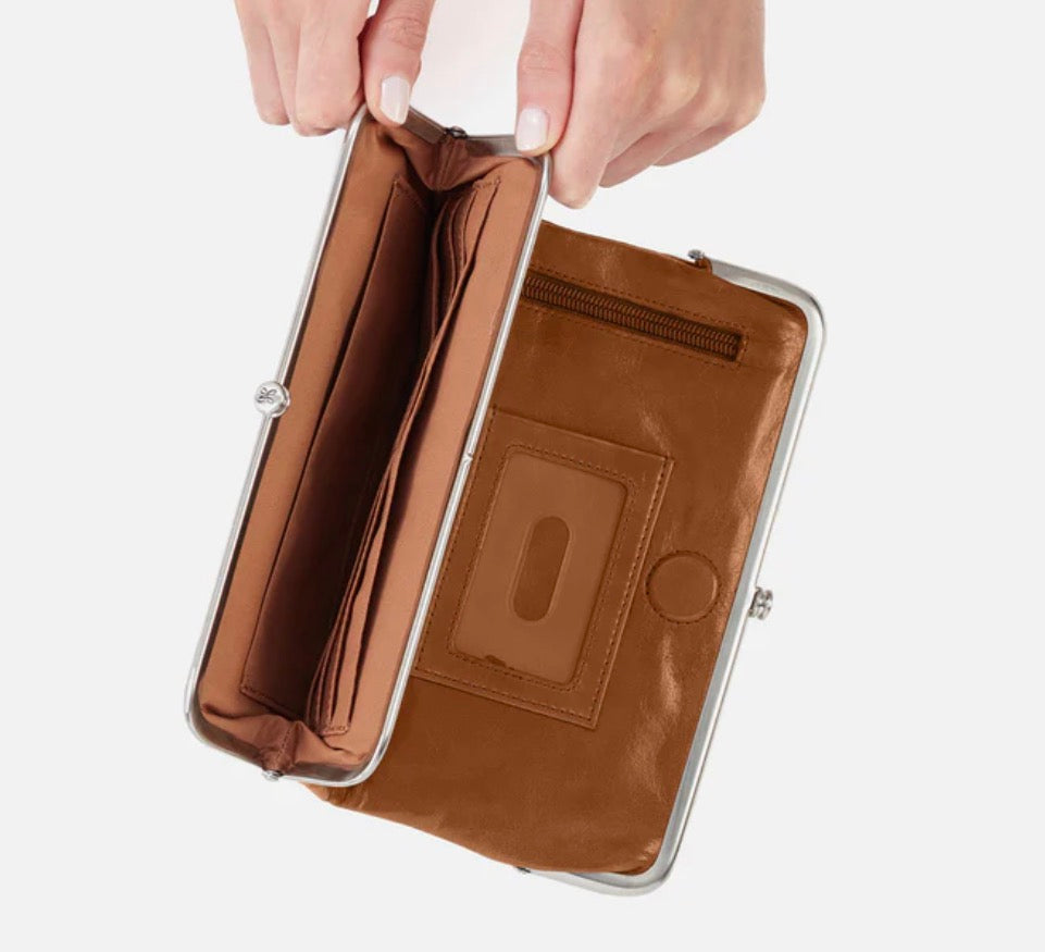 Lauren Clutch Wallet - Truffle