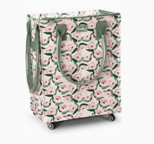Sweet Pea Mega Rolling Bag
