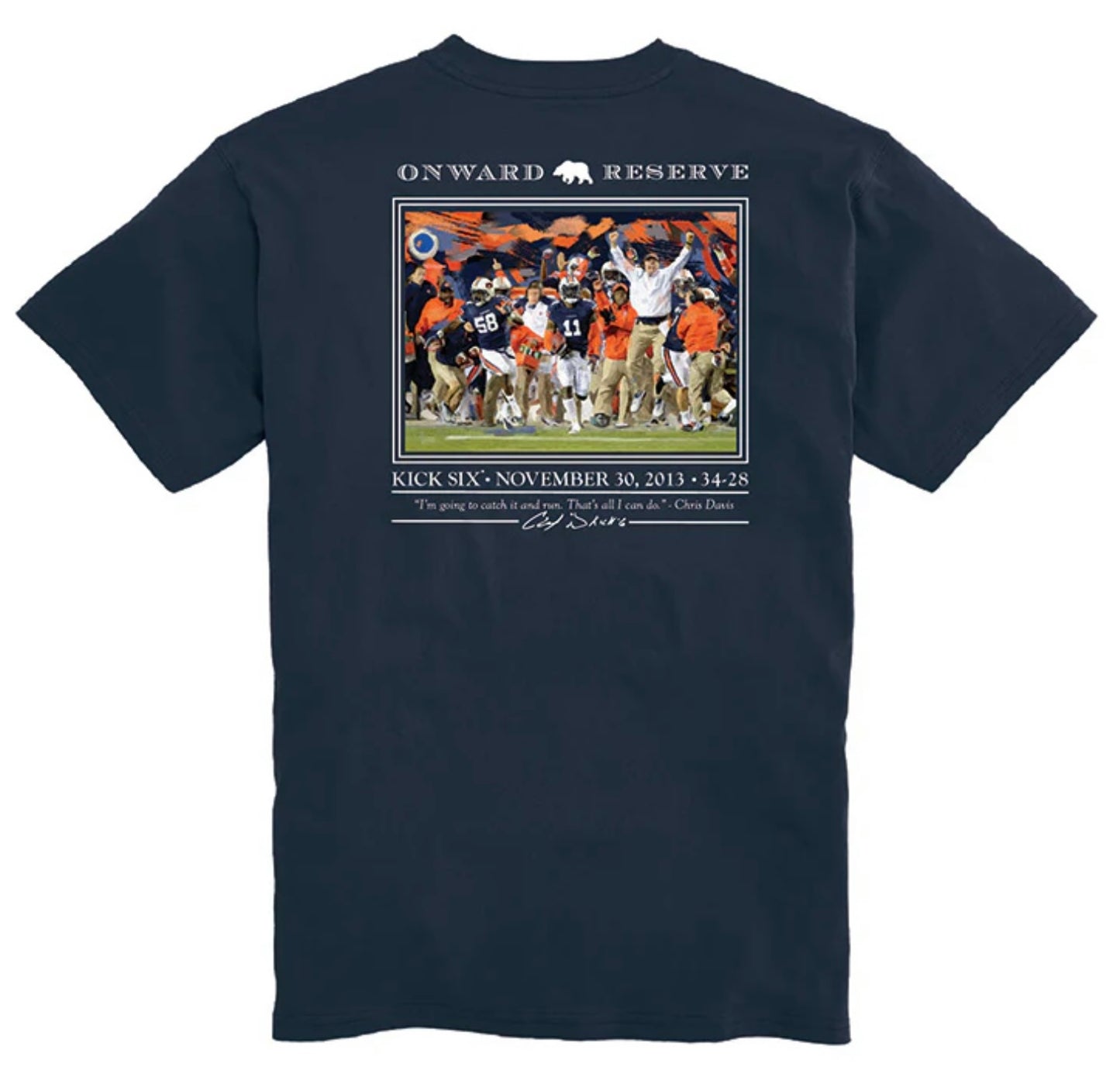 Chris Davis Tee-Dark Denim