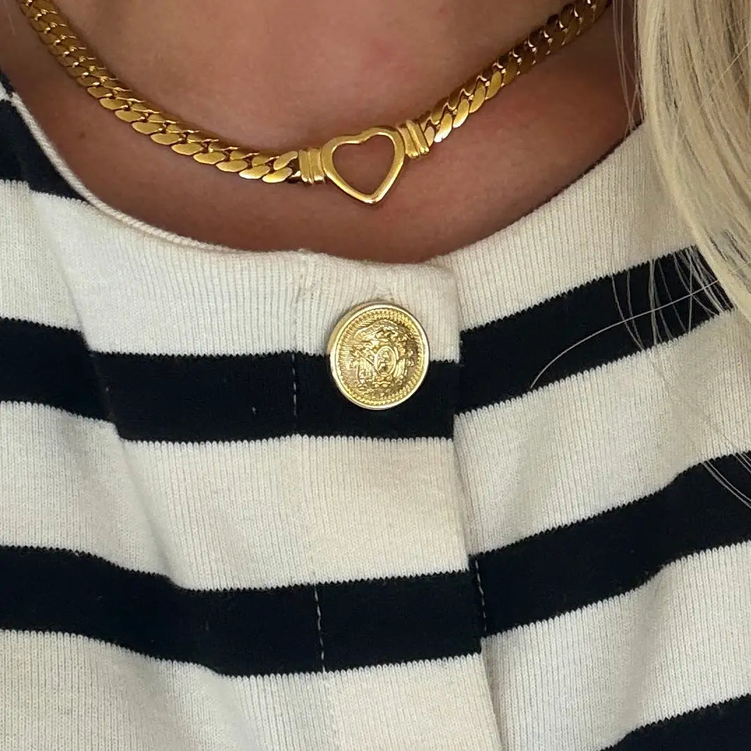 Small Open Heart Necklace