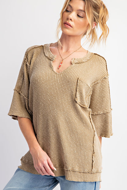 Short Sleeve Mineral Wash