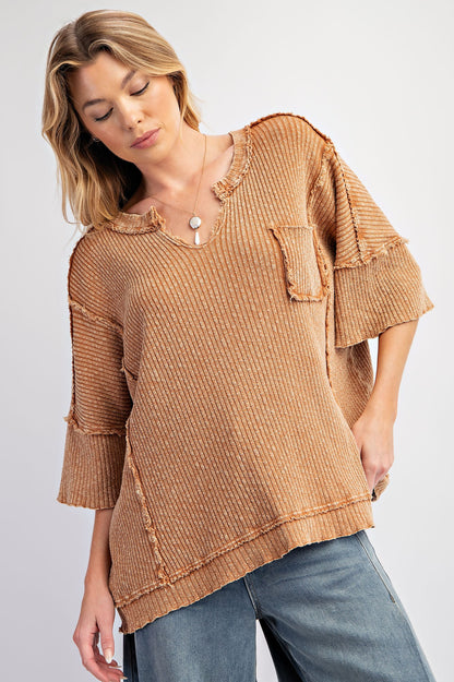 Short Sleeve Mineral Wash