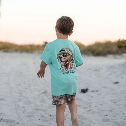 YOUTH mallard camo dog tee