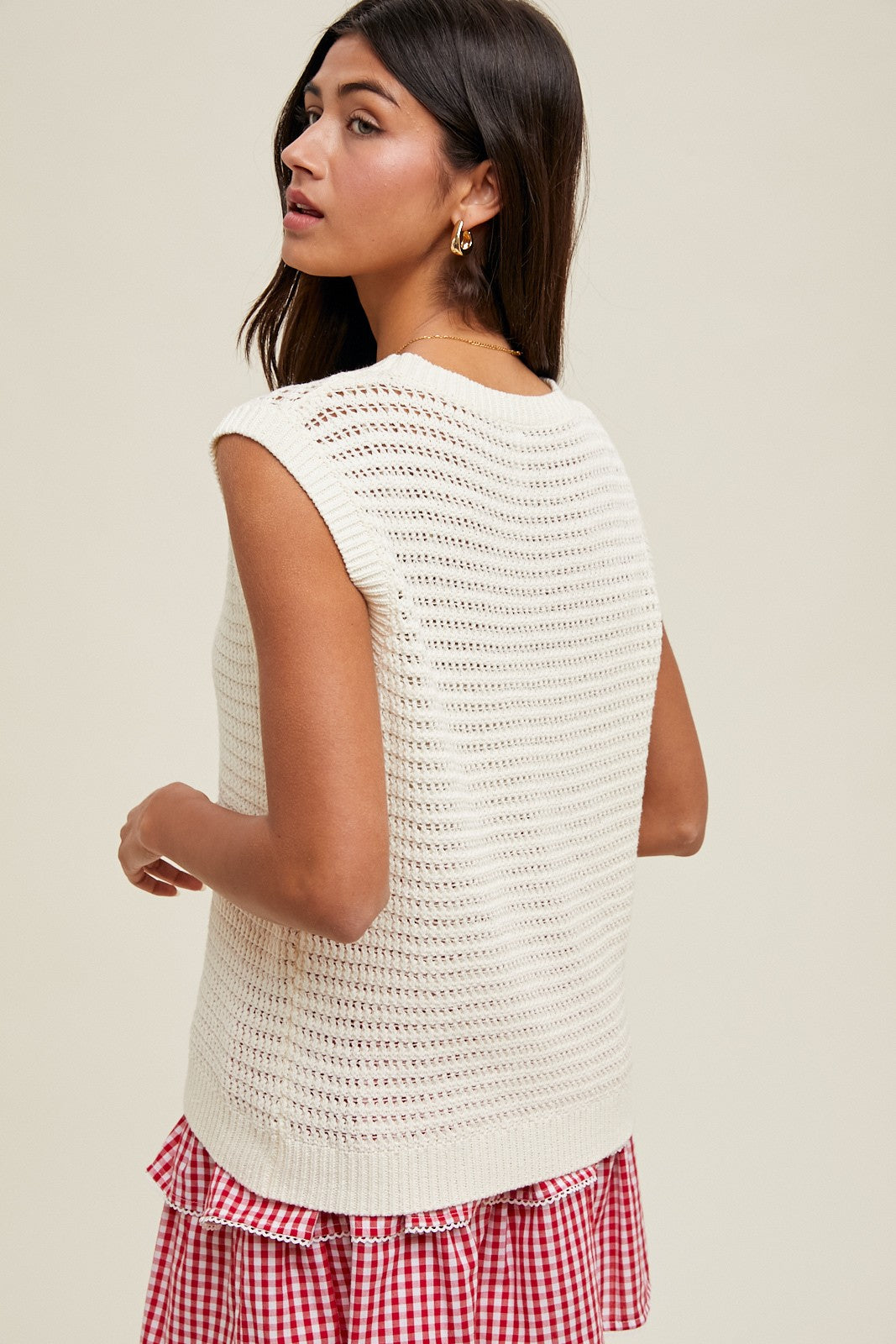 Sweater Vest Top