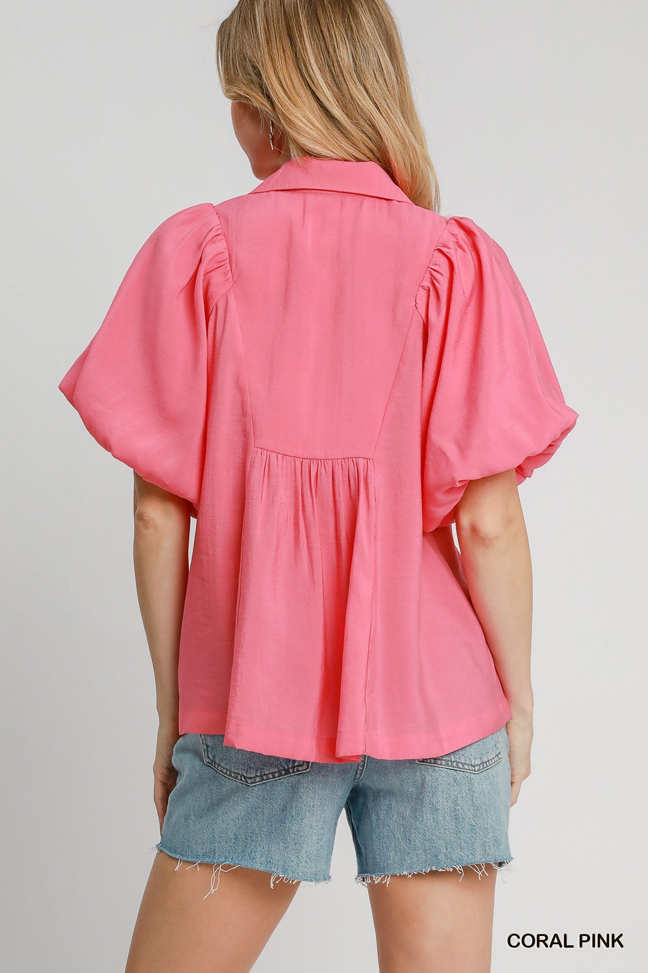 Bubble Sleeve Top