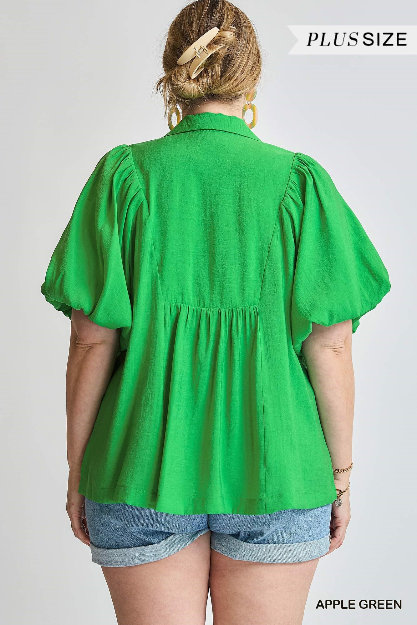 Bubble Sleeve Top