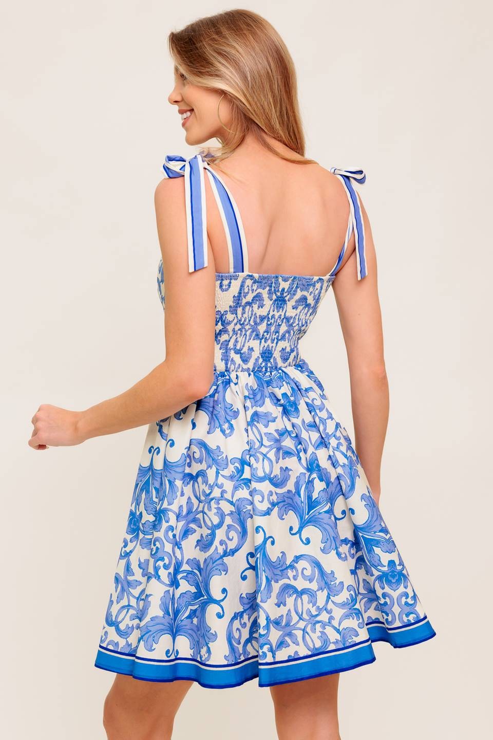 Not Alone Mini-Ivory/Blue
