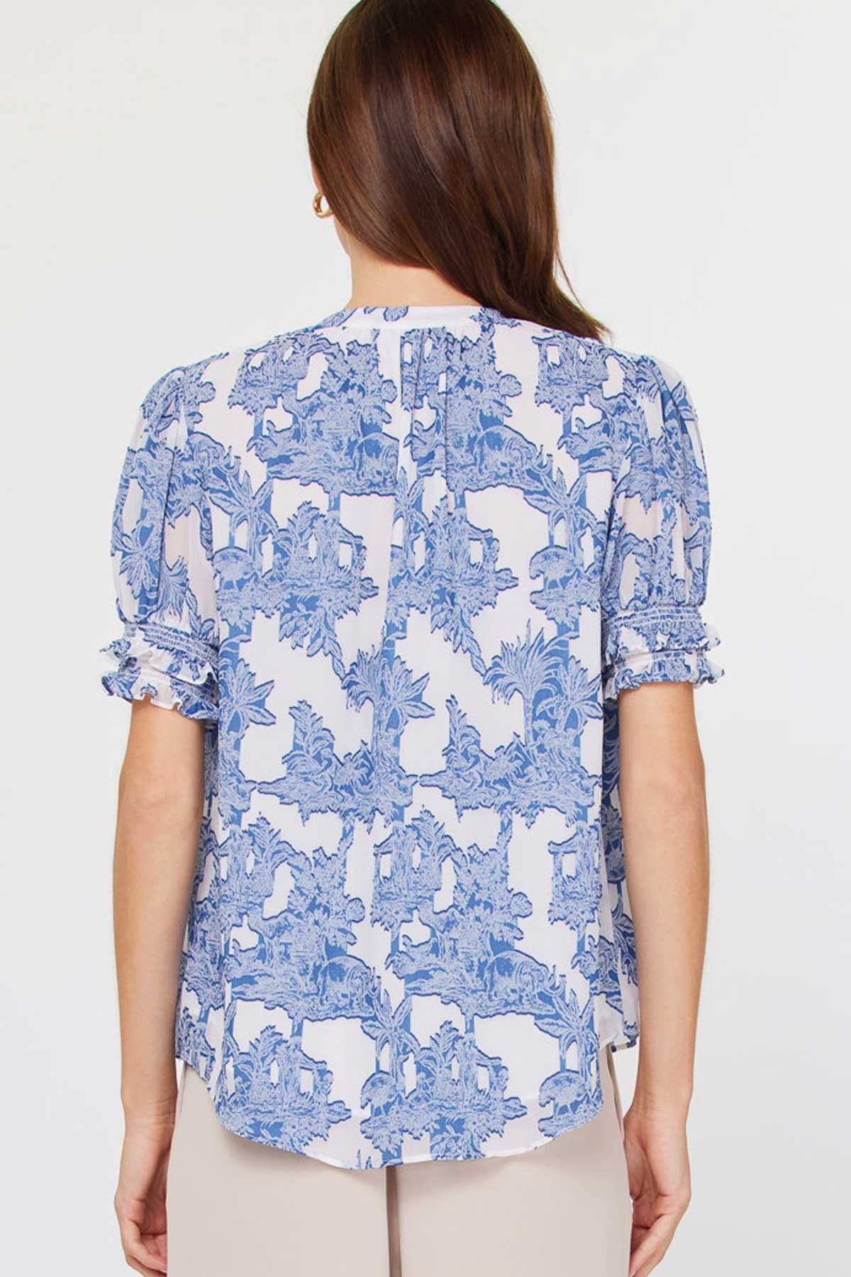 Not Yet Top-Denim Blue