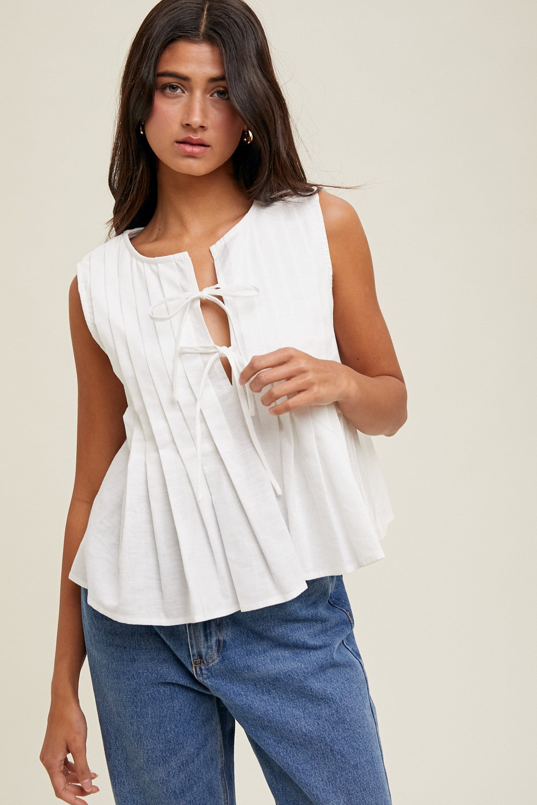 The Bowtiful Babe Top
