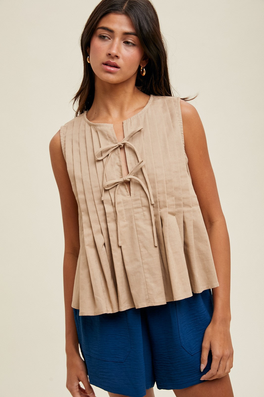 The Bowtiful Babe Top