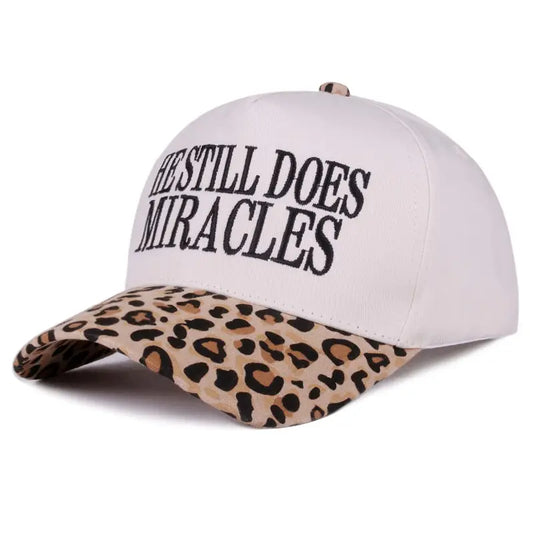 He Still Does Miracles Leopard Cap