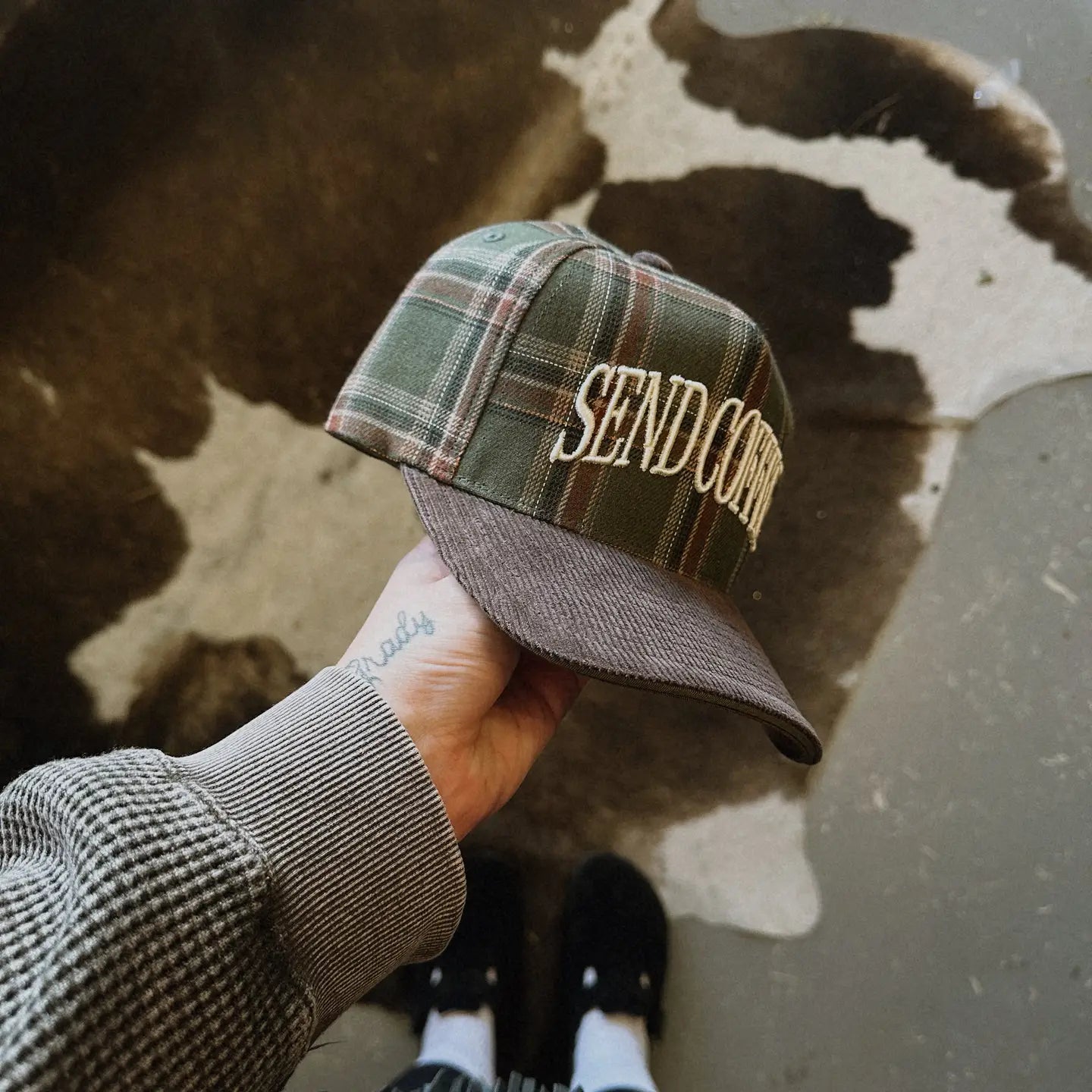 Send Coffee Corduroy Trucker