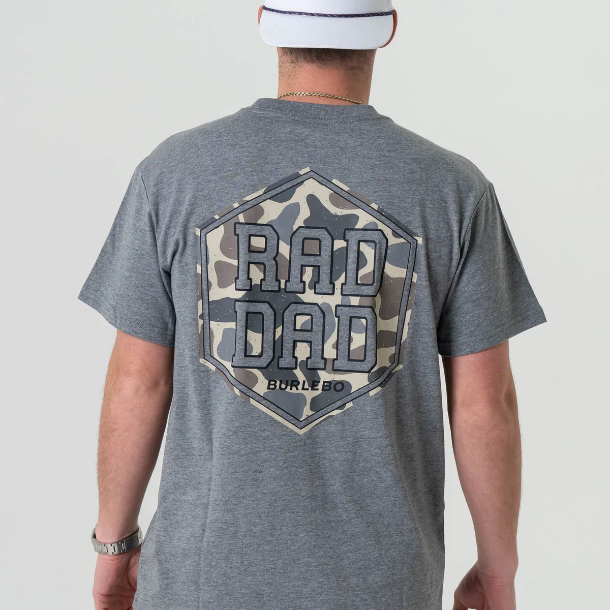 Rad Dad Tee - Heather Grey