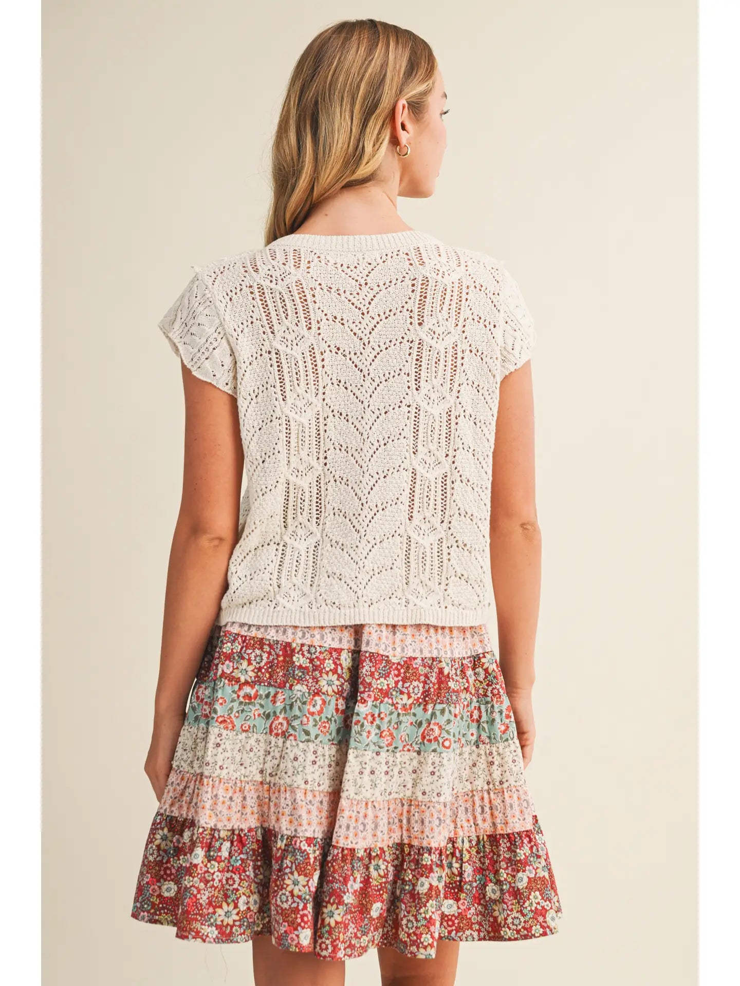 Gibson Lace Top - Natural
