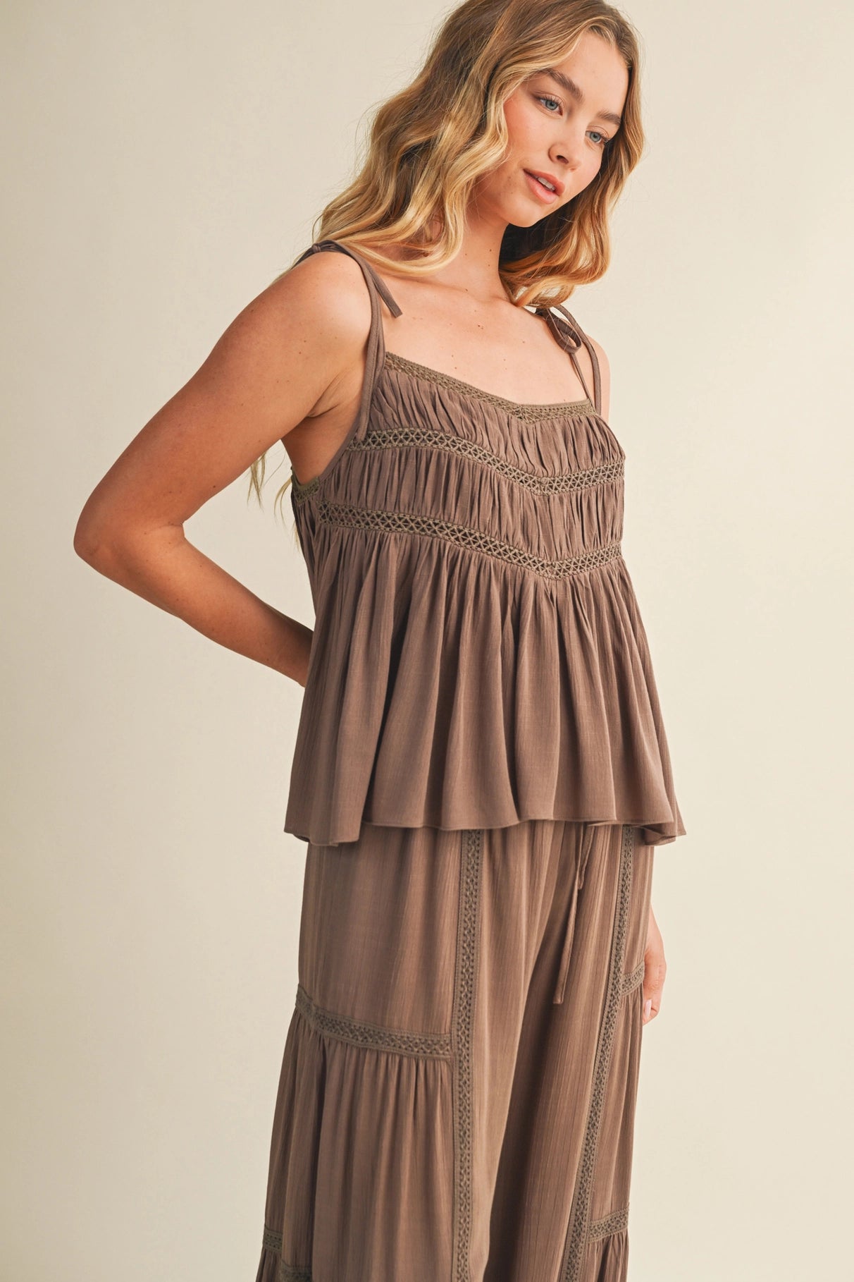 Wilma Set Top - Ice Mocha