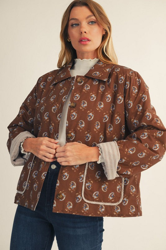 Fall Cutie Jacket-Mocha
