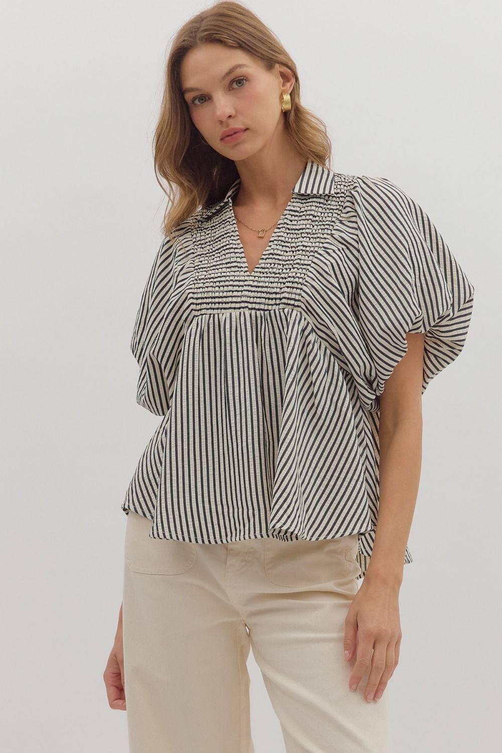 Skylar Stripe Top
