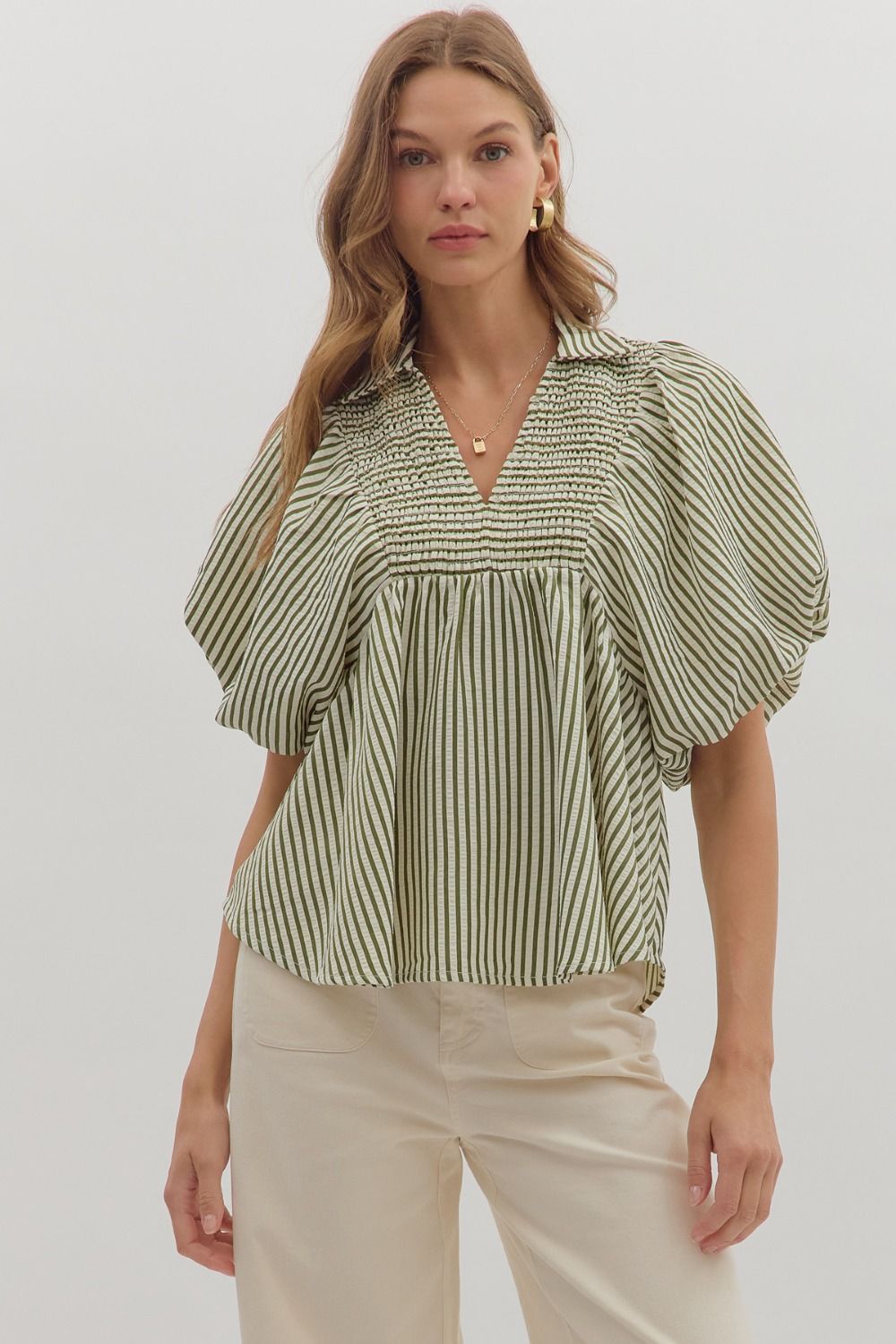 Skylar Stripe Top