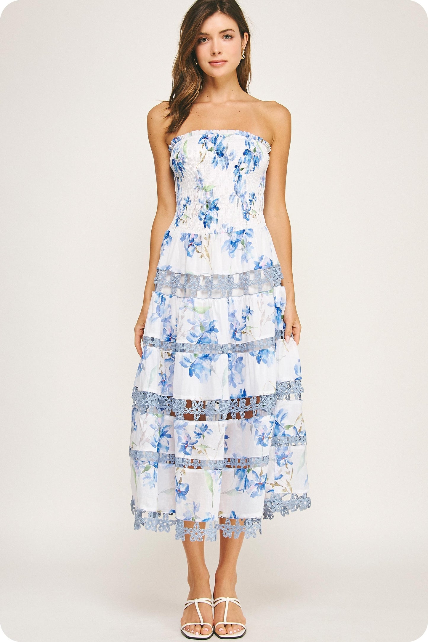 Something Blue Midi - blue multi