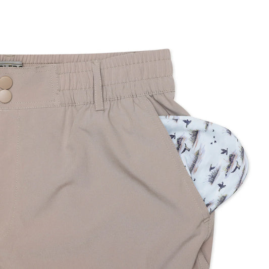 Everyday Shorts-Cobblestone Khaki-Duck Hunt Pocket
