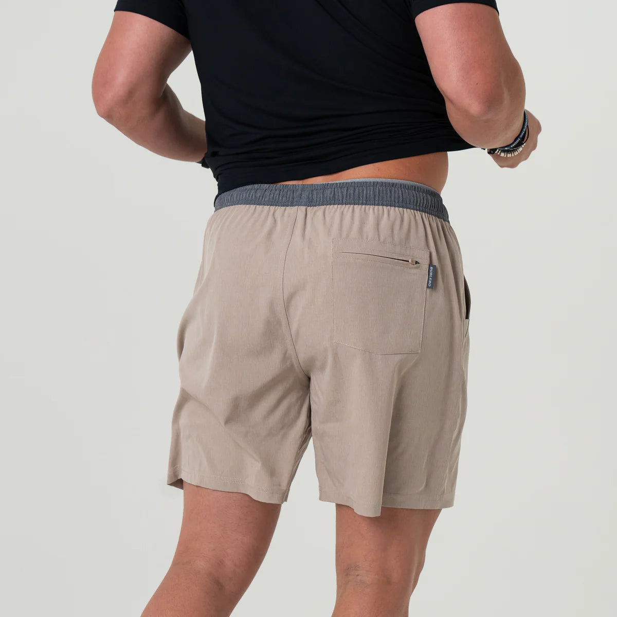 Athletic Short-Heather Khaki-Venado Camo Liner