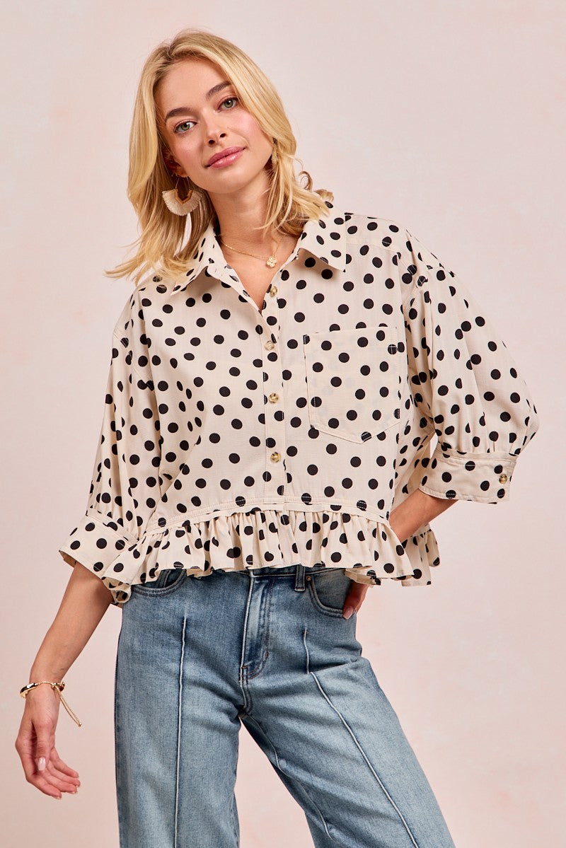 County Line Top-Off White/Black