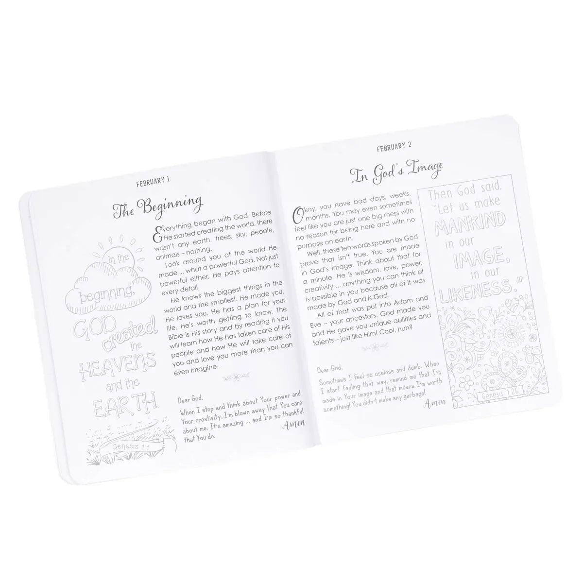 Kid Book Illustrated Devotional For Girls Softcover
