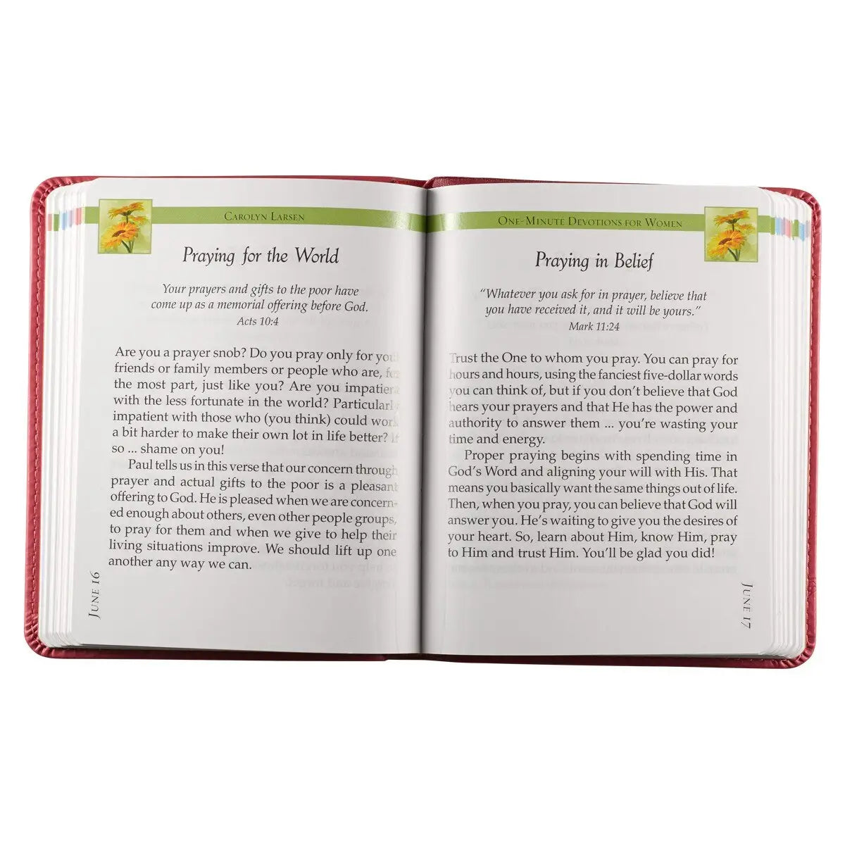 One-Minute Devotions For Women Faux Leather
