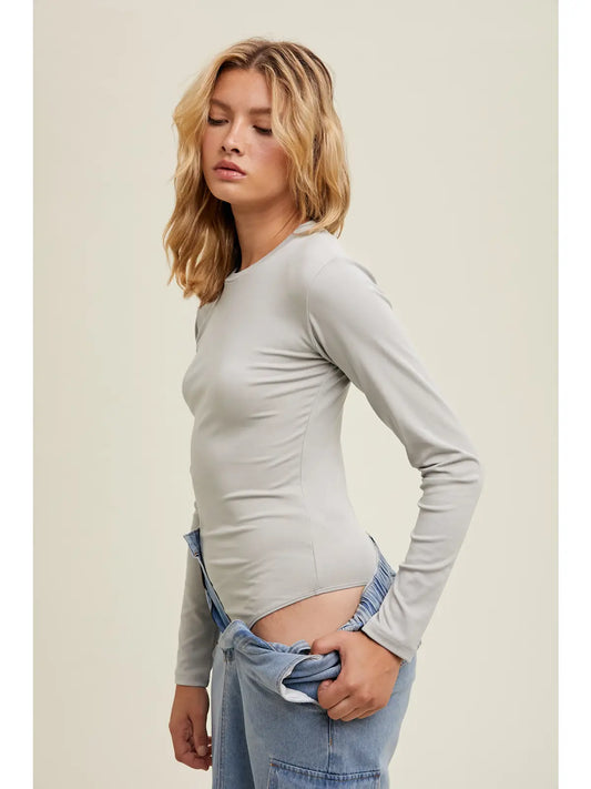 Overboard Bodysuit - pebble