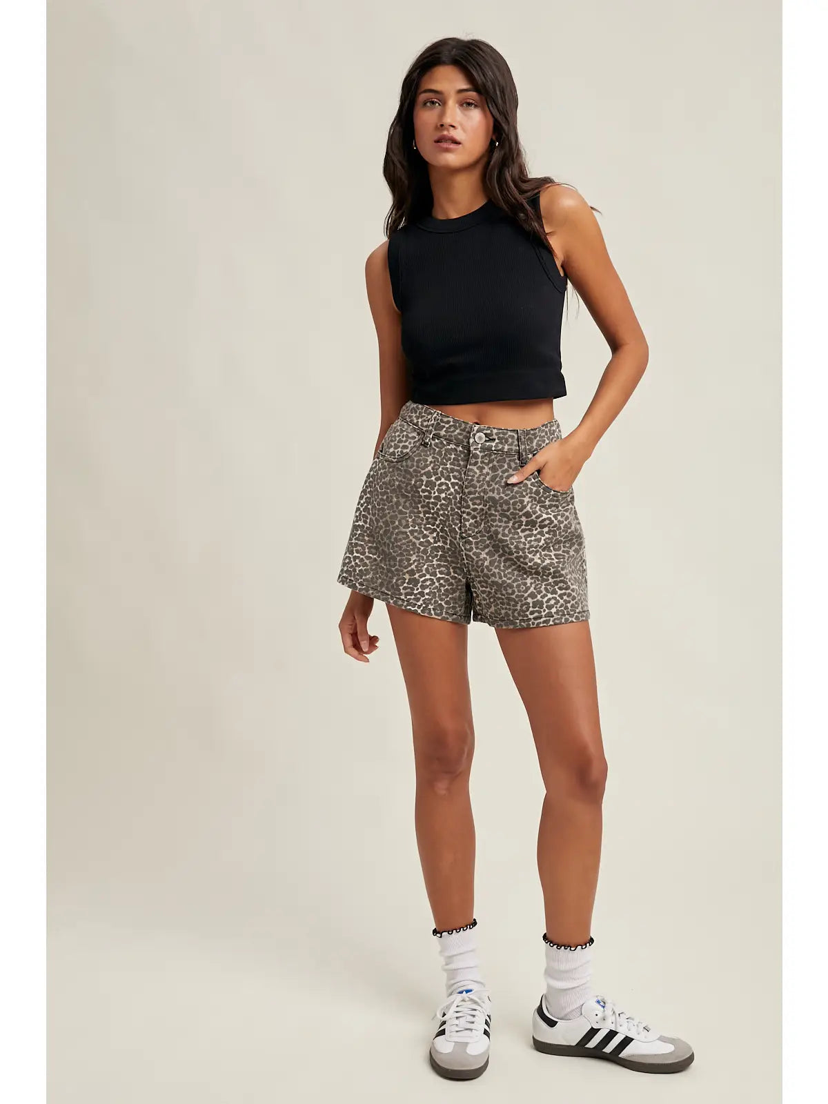 Becky Seamless Padded Top - Black
