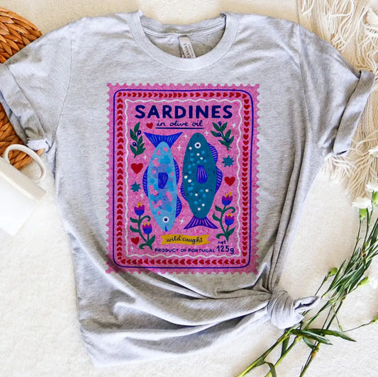 Sardines Stamp Tee