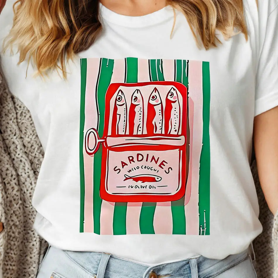 Sardines Tinned Fish Tee