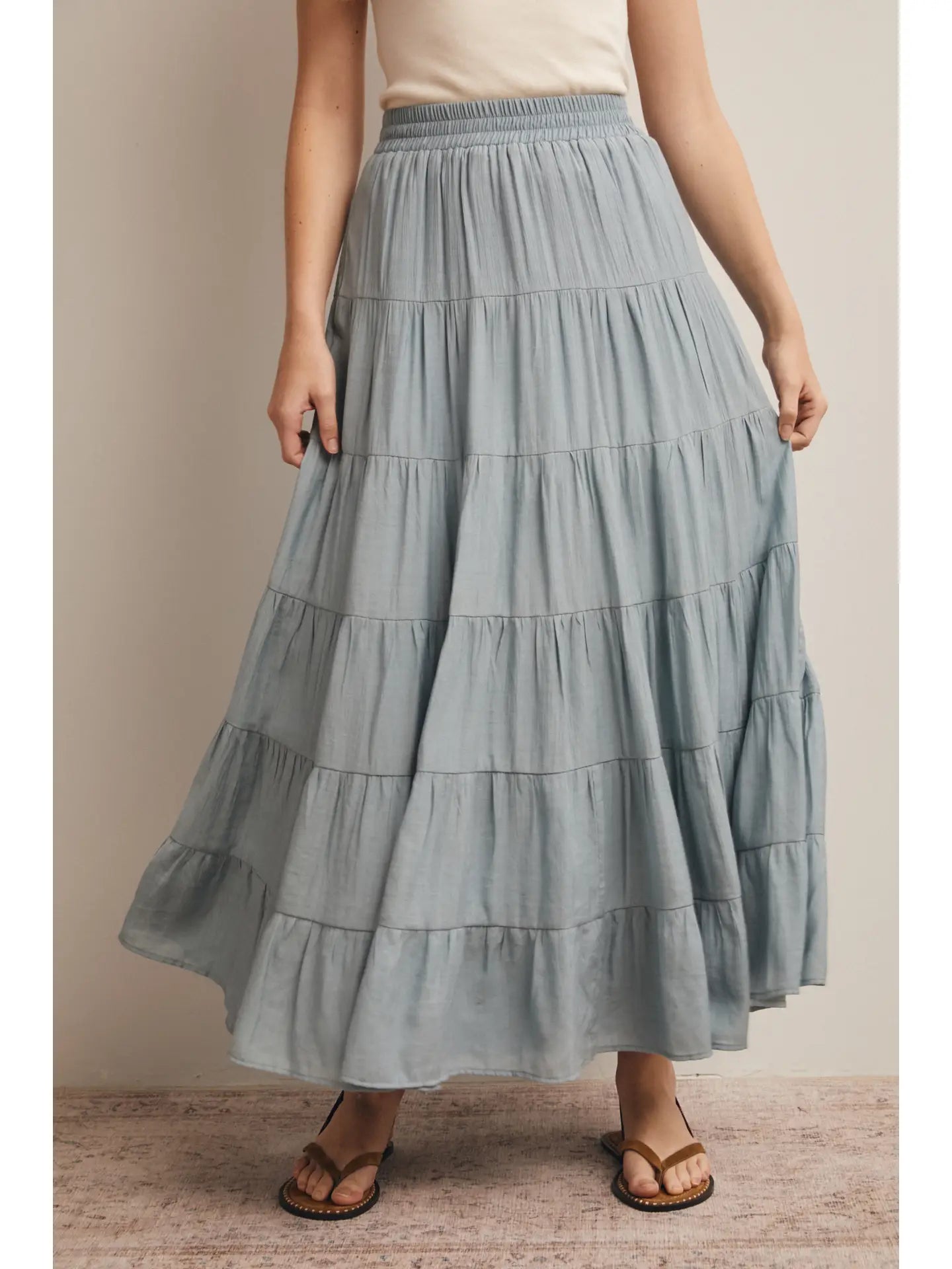 Trina Maxi Skirt - Seafoam