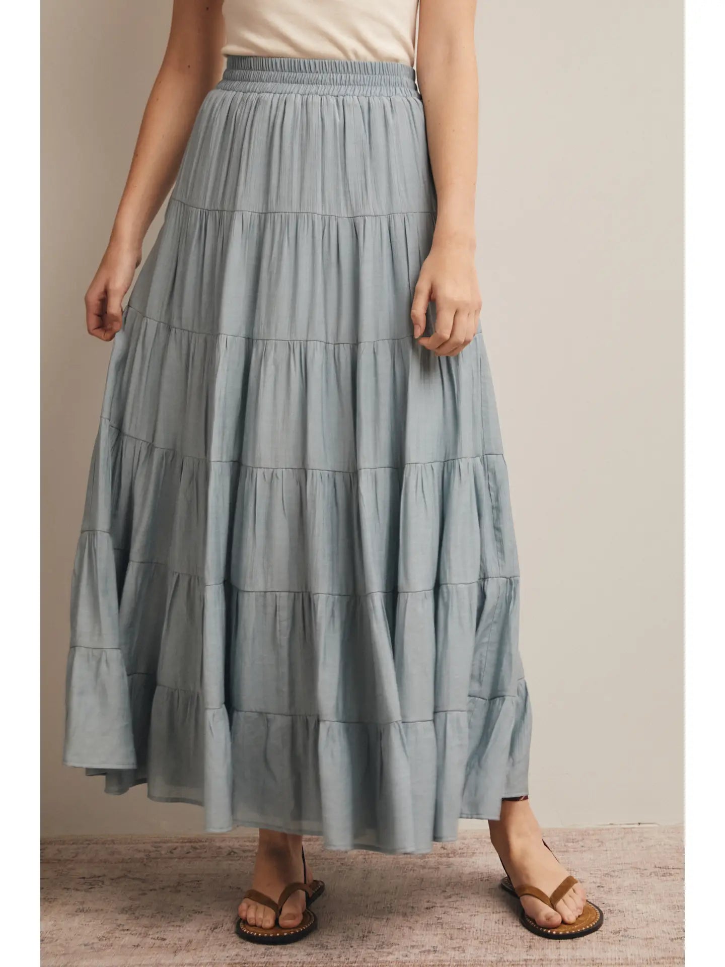 Trina Maxi Skirt - Seafoam