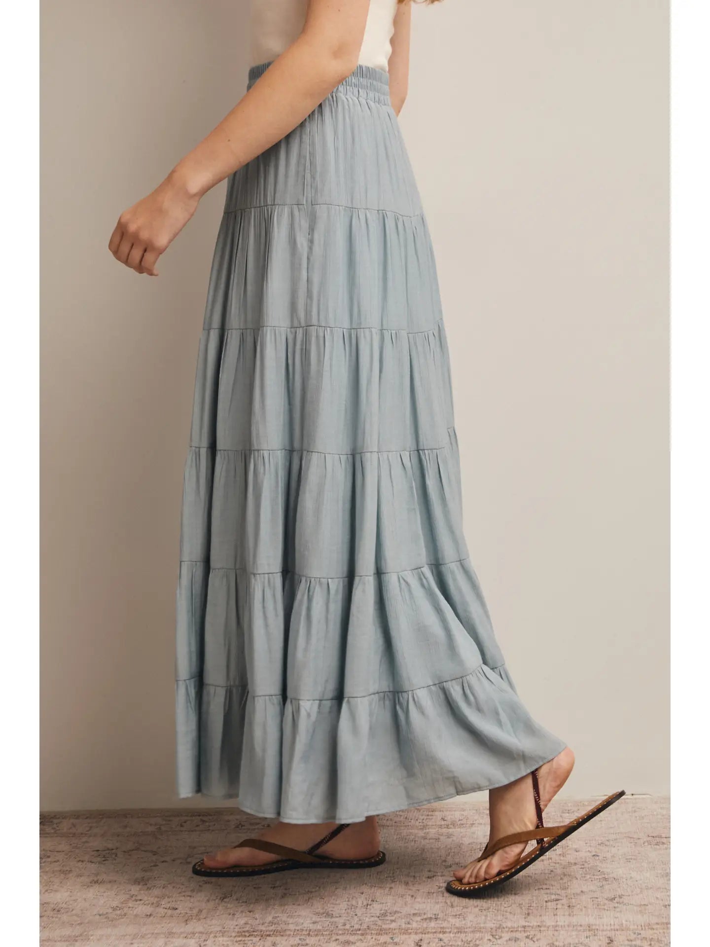 Trina Maxi Skirt - Seafoam