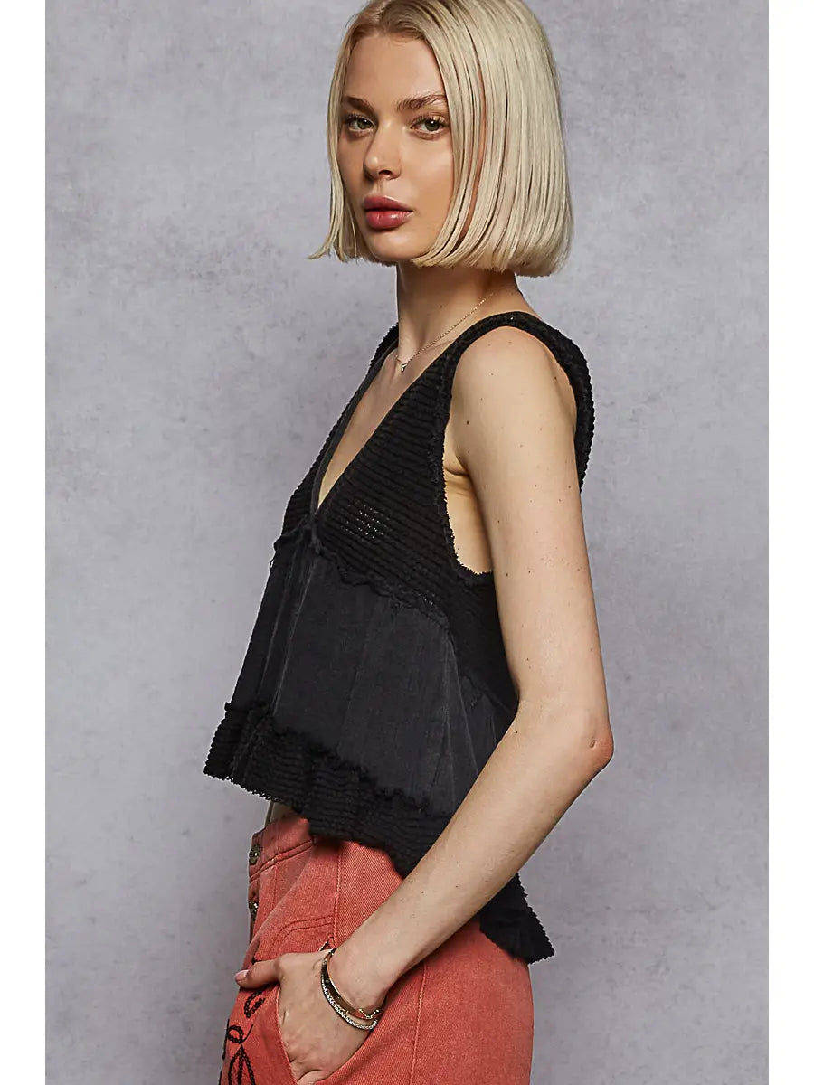 Delila Top - Black