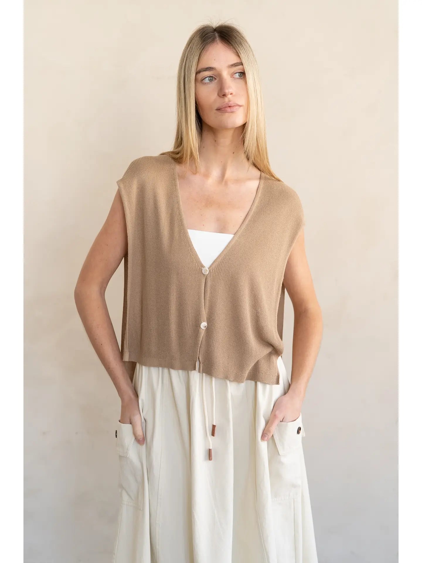 Lay Over Top - tan brown