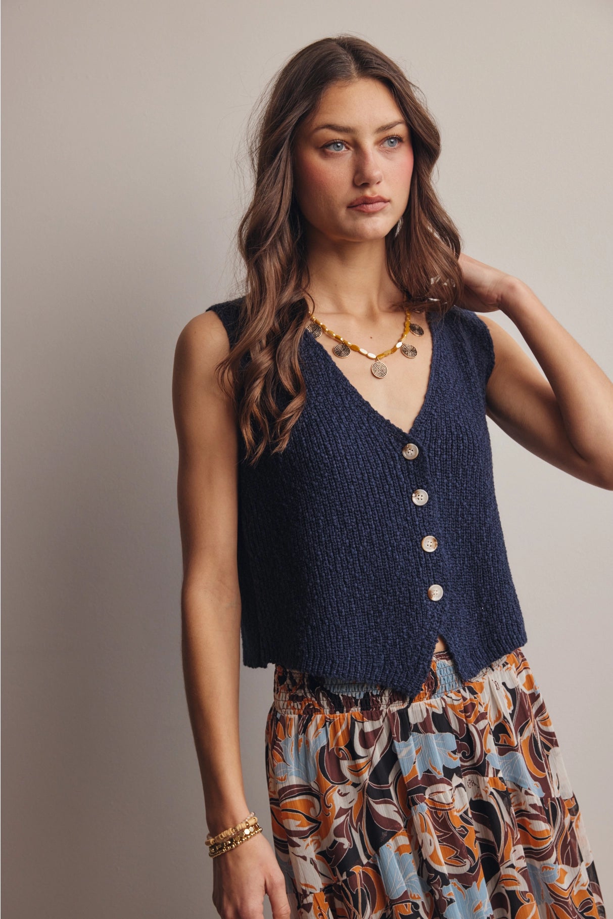 Dorothy Top - Navy