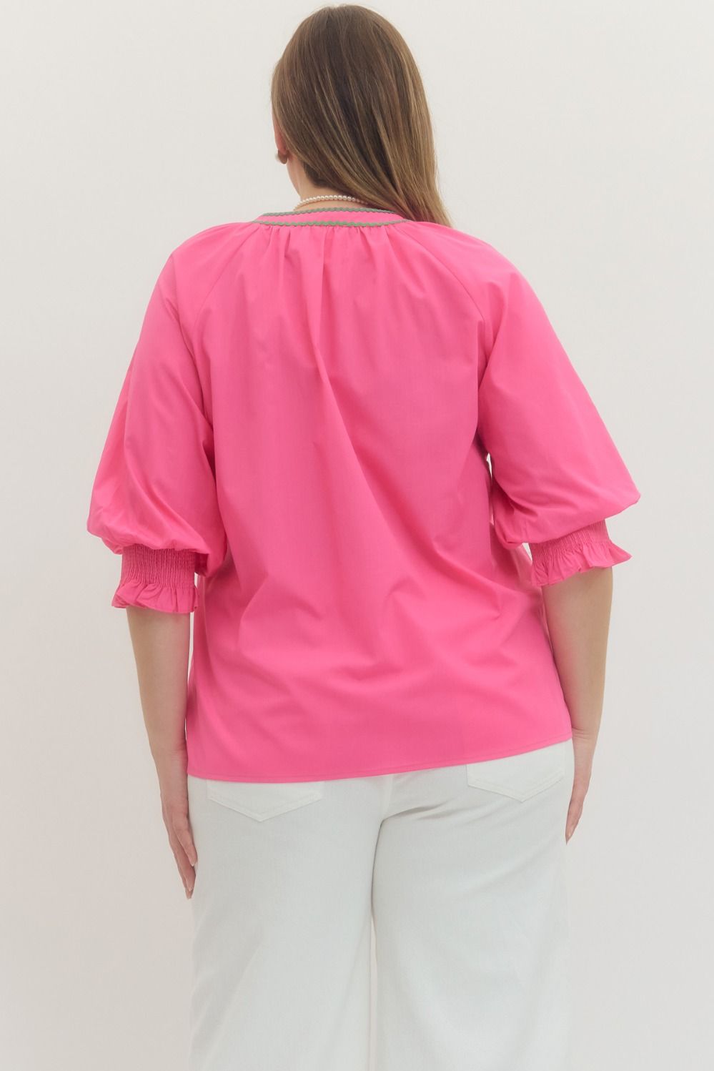 Avery Please Top - hot pink