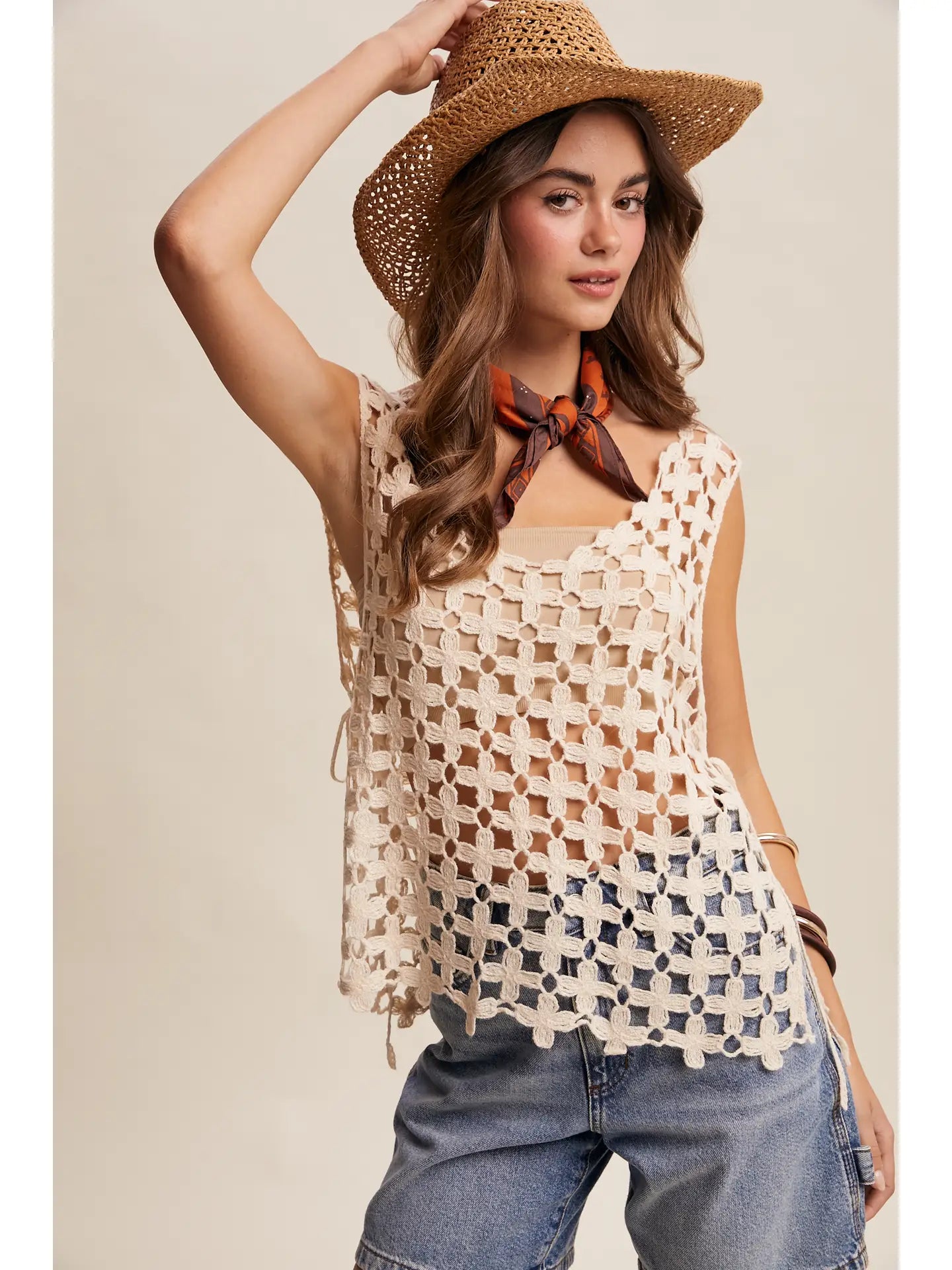 Summer Breeze Top - ecru
