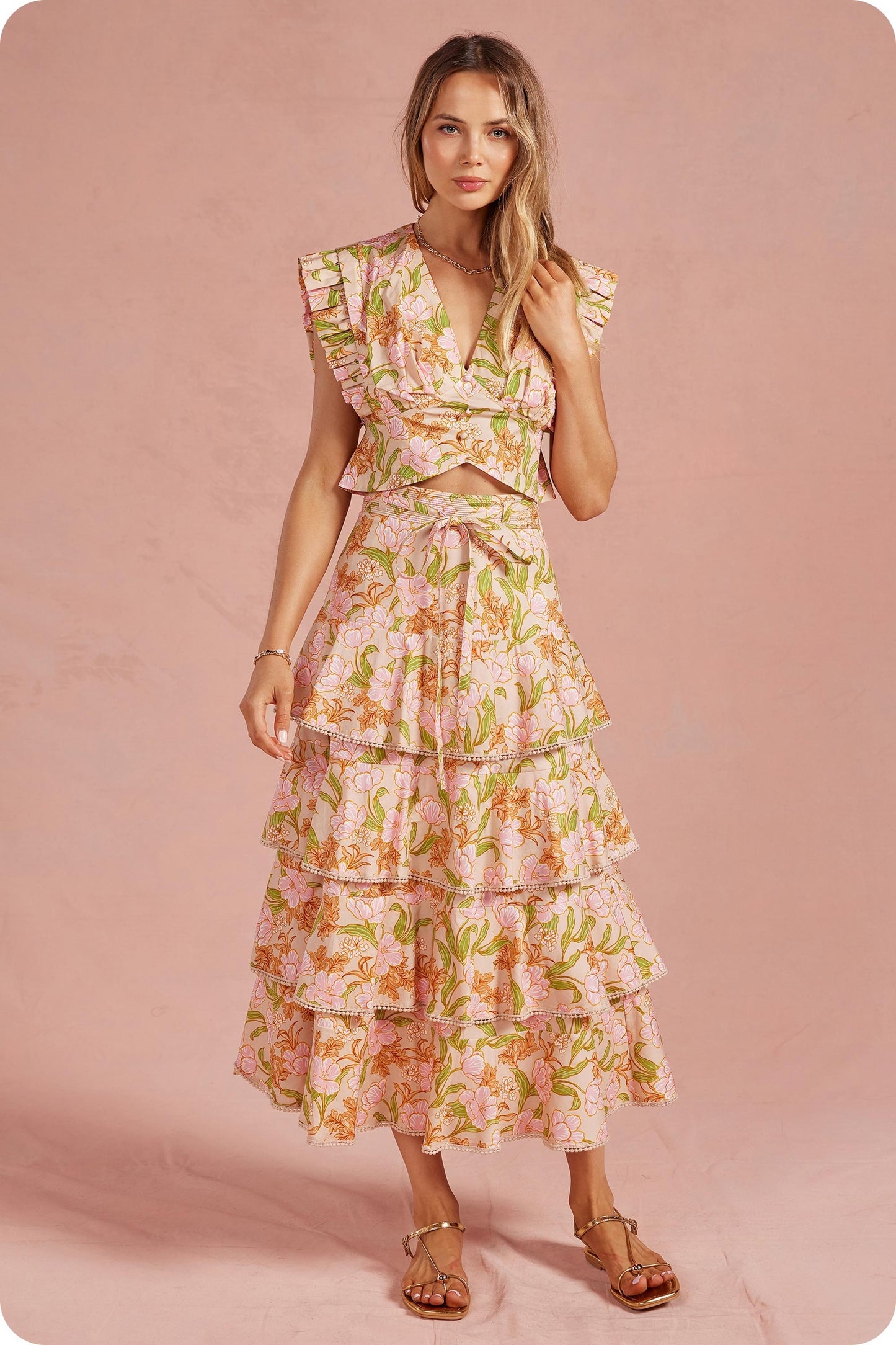 Blooming Meadow Set - beige multi