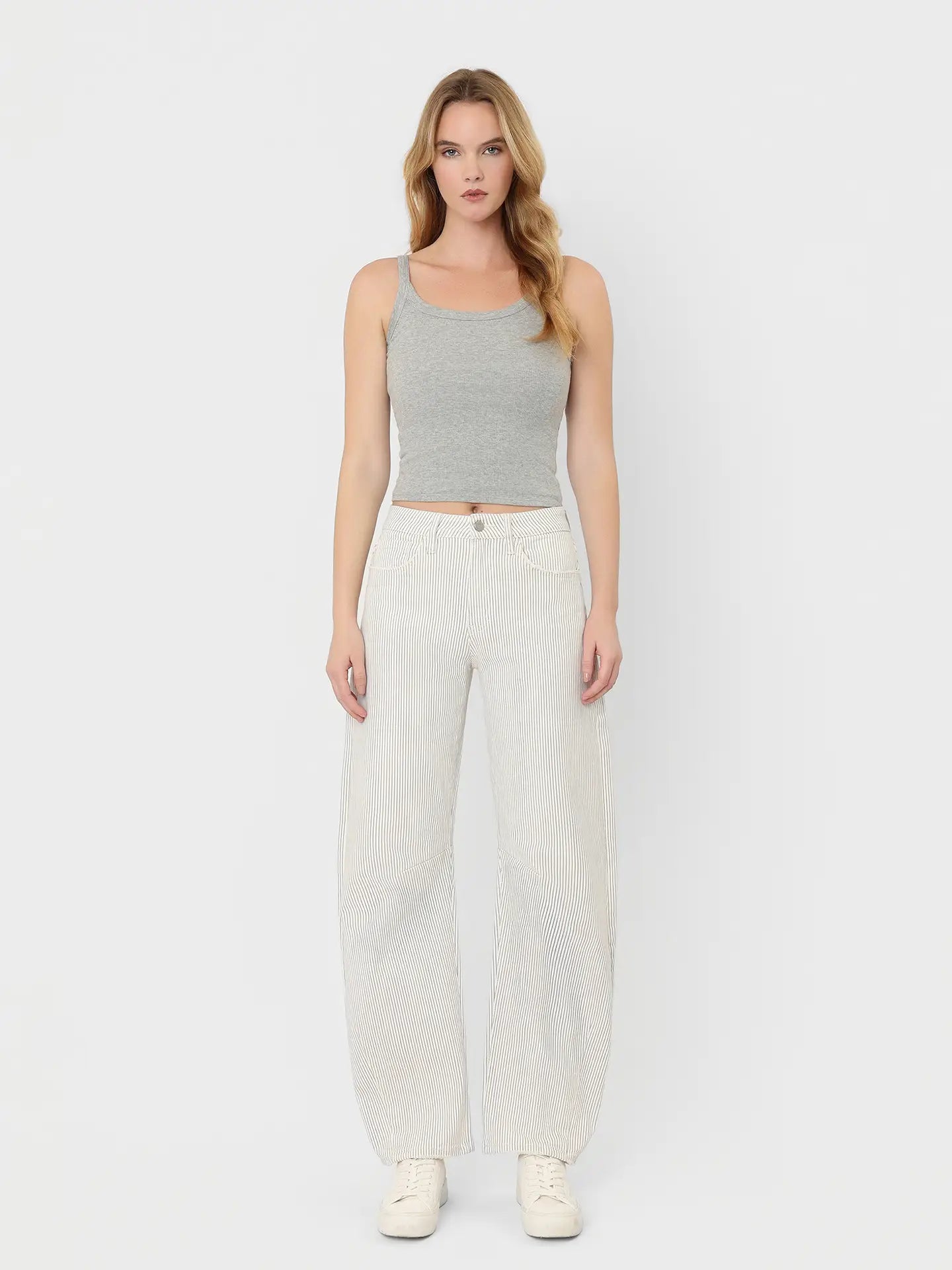 Stripe Barrel Denim