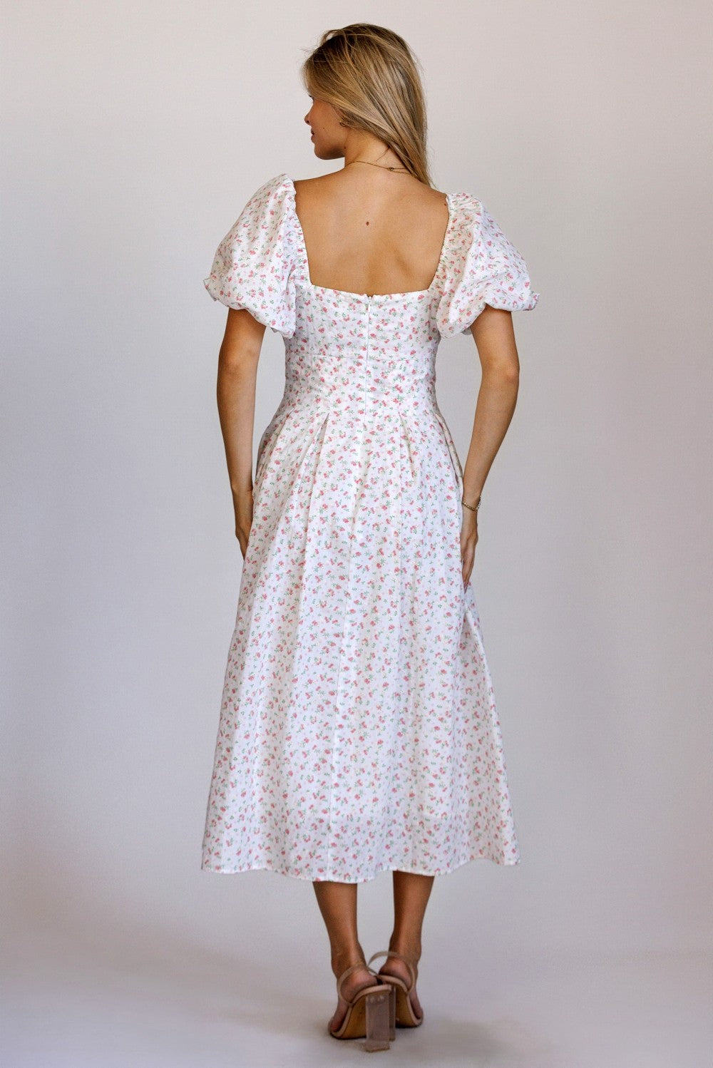 Romantic Kiss Dress - white mix