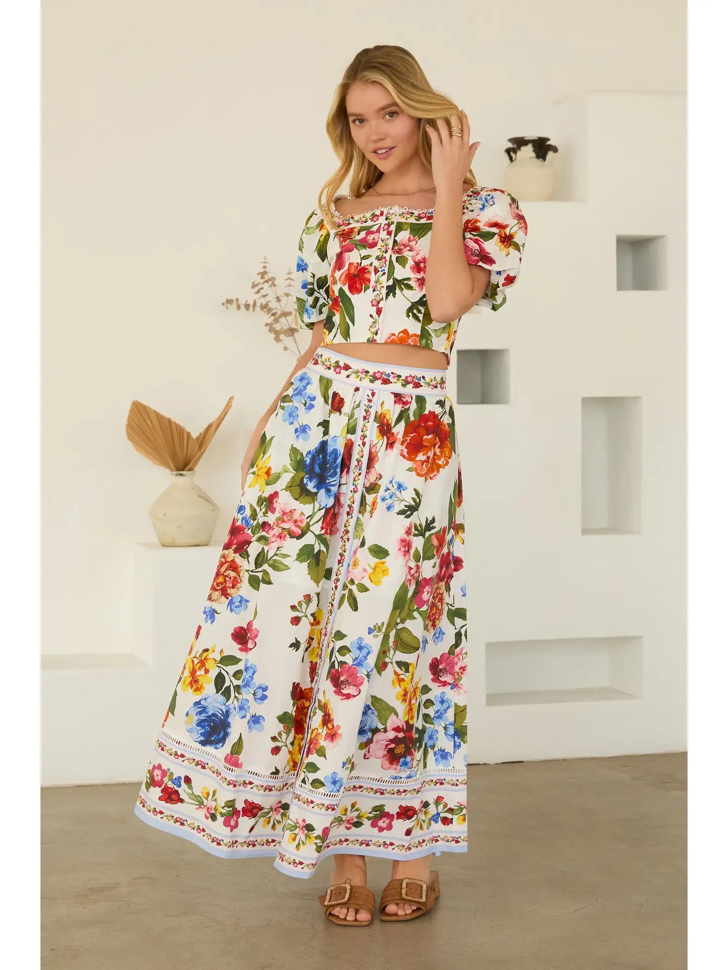 Derby Girl Set - white multi
