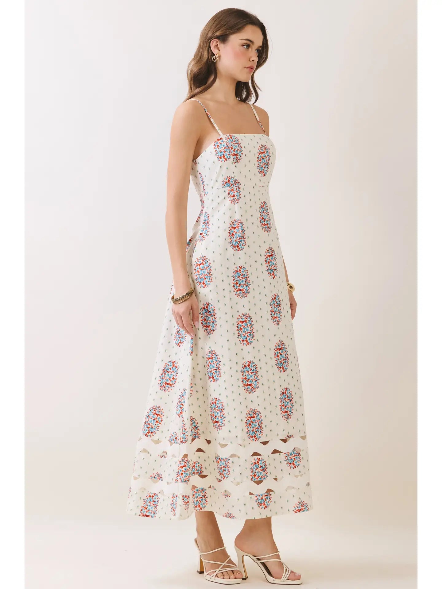 Take a Walk Midi - cream mix