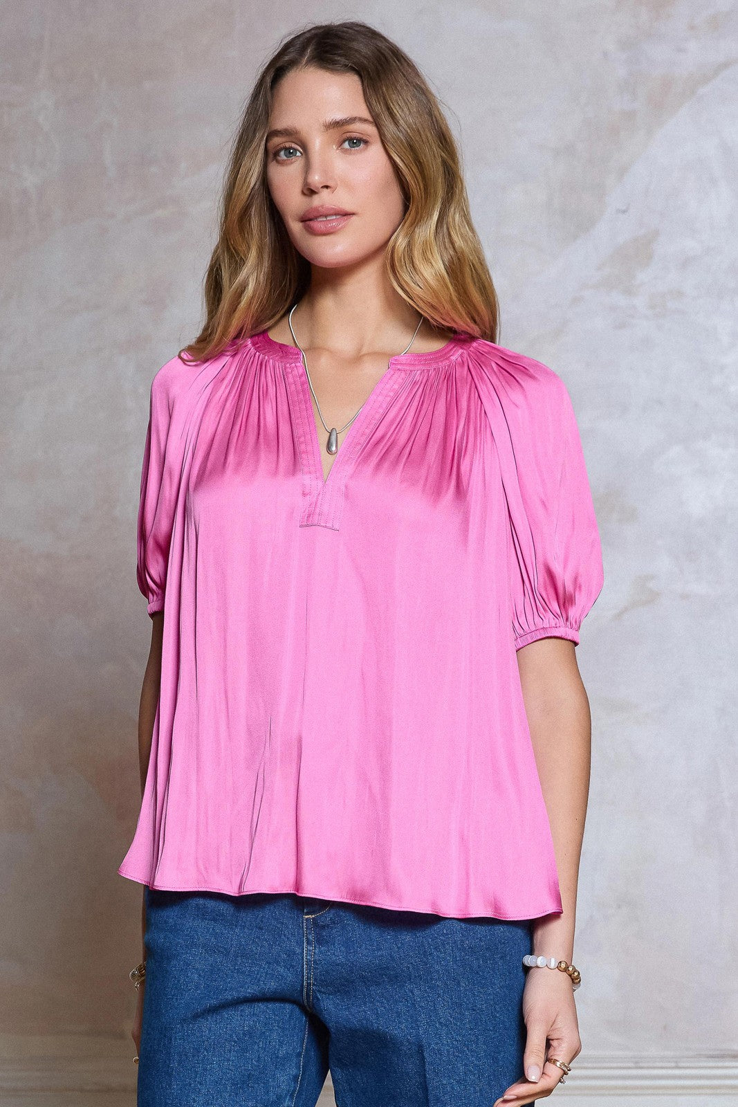 Billie Blouse - Amaranth